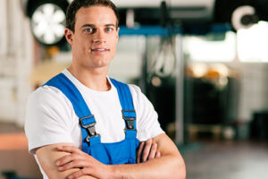 Business Owner in Auto Shop with Business Insurance in Seymour, IN