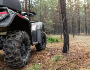 ATV in Woods in Columbus, IN with ATV Insurance