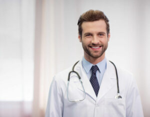 Doctor with Stethoscope for Medicare Advantage in Madison, IN