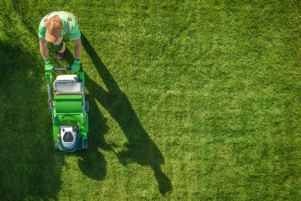 Lawn Mower with Landscaping Business Insurance in North Vernon, Columbus, Seymour, Madison, Versailles, IN