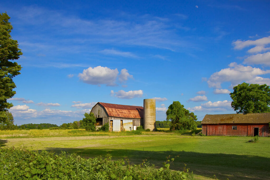 barn on a field with Farm Insurance in Versailles, Indiana 